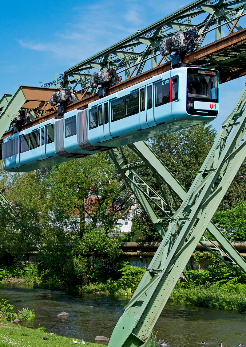 Illustration for article titled Wuppertal Suspended Railway